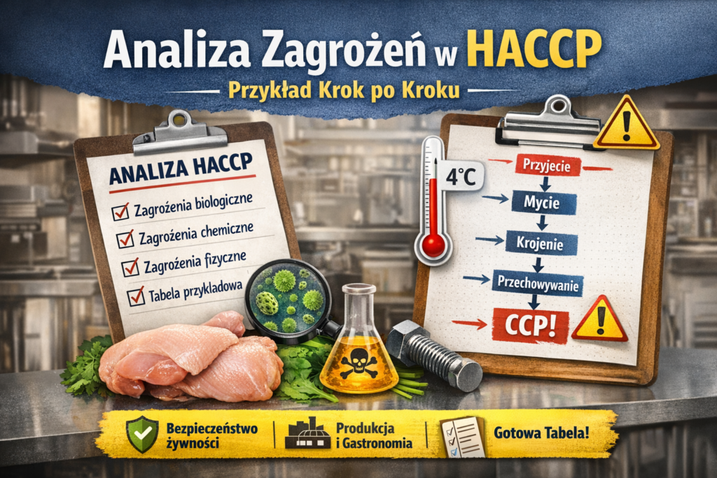 analiza zagrożeń w haccp – przykład krok po kroku + gotowy wzór do wdrożenia