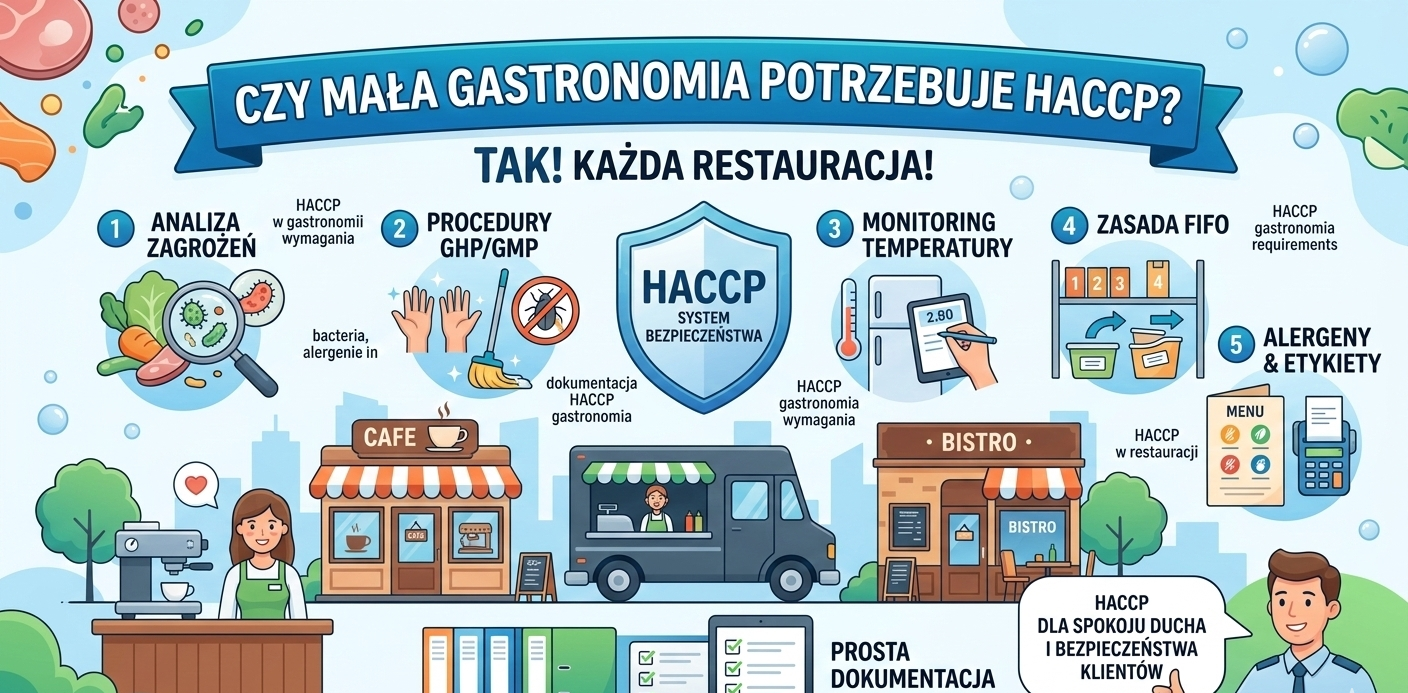 haccp gastronomia, dokumentacja haccp, wymogi sanepidu, własna restauracja, prawo żywnościowe.