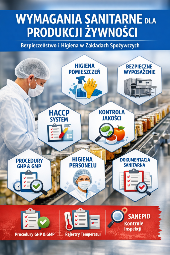 wymagania sanitarne w produkcji żywności