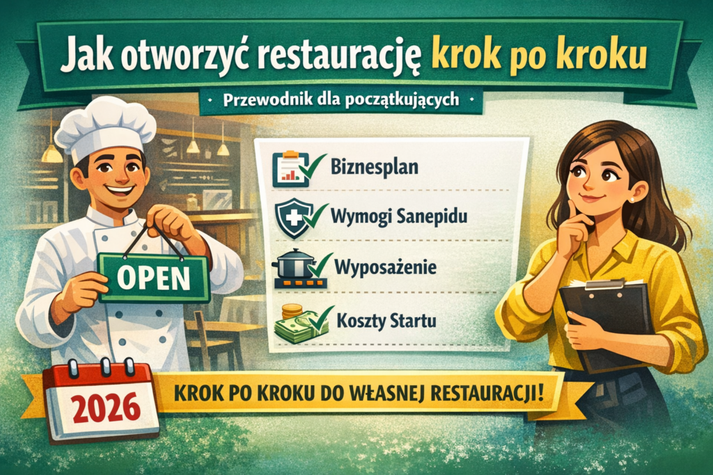 jak otworzyć restaurację, otwarcie restauracji krok po kroku, restauracja formalności polska, ile kosztuje