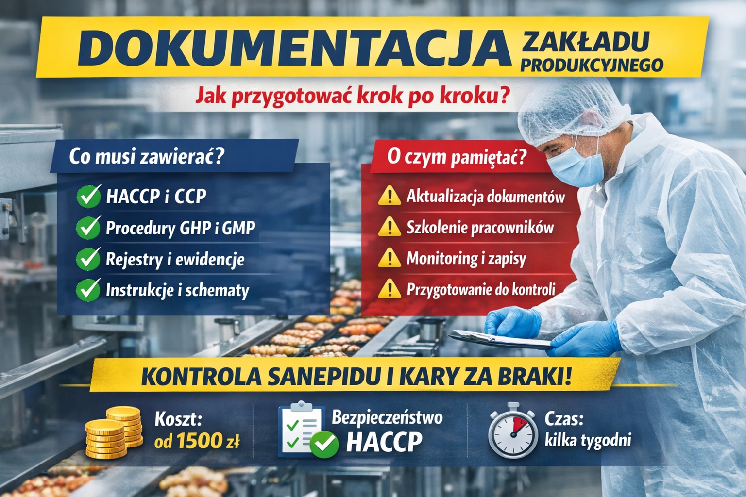 dokumentacja zakładu produkcyjnego i kontrole