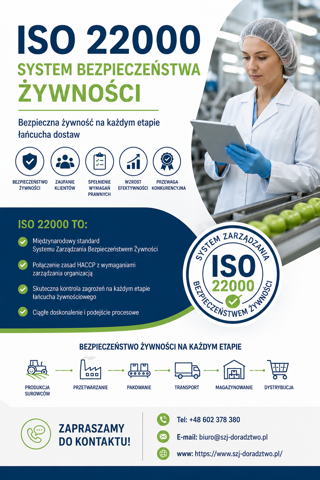 iso 22000 system bezpieczeństwa żywności