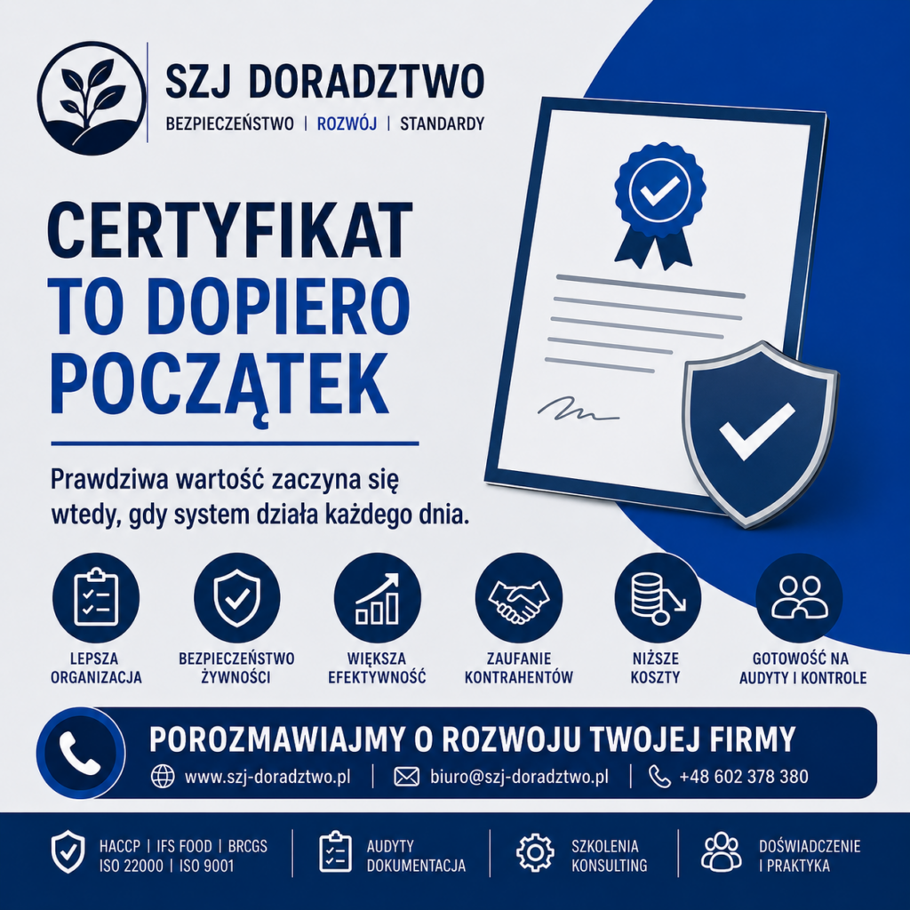 System zarządzania ważniejszy niż certyfikat